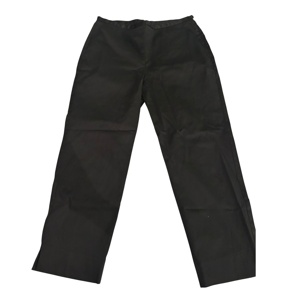 The Limited Stretch Dress Pants Women 12 Black Flat Front Office Career Business